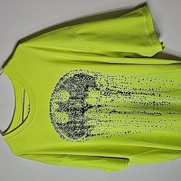 Batman XL bright yellow short sleeve shirt - Picture 1 of 7